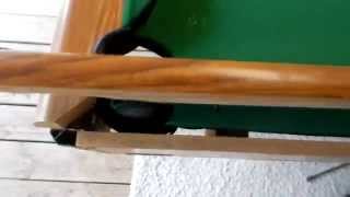 Removing Pool Table RailsBumpers and Pockets [upl. by Aihsekin671]