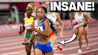 Allyson Felix JUST SHOCKED The World By Doing This [upl. by Neelrad]