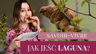 Jak jeść laguna daw croissanta  Savoirvivre przy stole [upl. by Ardnuasak]