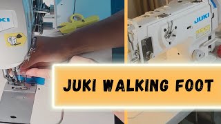 Walking Foot JUKI  Threading and Changing Feet [upl. by Sylvanus516]