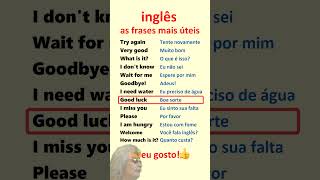 Inglês Aprenda frases mais úteis em inglês para principiantes [upl. by Emory640]