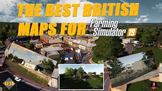 The best BRITISH MAPS for Farming Simulator 19 [upl. by Martino]