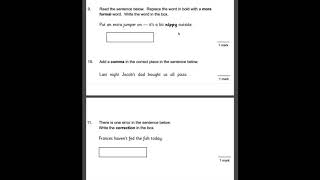 CGP KS2 SPAG SAT Buster Set A Test 4 walkthroughYear 6 SATs Punctuation and Grammar Revision [upl. by Ellehsim365]