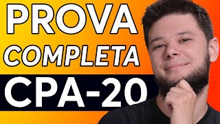 PROVA COMPLETA CPA20 100 atualizada  🔥 Prova ao vivo CPA20 📝Questões comentadas CPA20 ANBIMA [upl. by Cesare995]