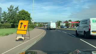 CANNOCK ST KFC ROUNDABOUT TURN RIGHT 4 EXIT M1 M69 [upl. by Anner]