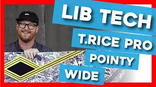 2020 Lib Tech T Rice Pro HP Pointy Wide Snowboard [upl. by Mellitz755]