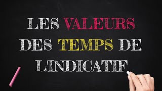 LES VALEURS DES TEMPS DE LINDICATIF  Tout ce que vous devez savoir [upl. by Accebar]