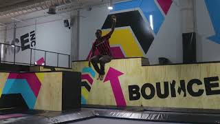 BOUNCE Inc Trampoline Tutorial  How To Side Flip [upl. by Meilen]