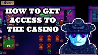 Stardew Valley Casino  How to Unlock The Casino [upl. by Cohdwell]