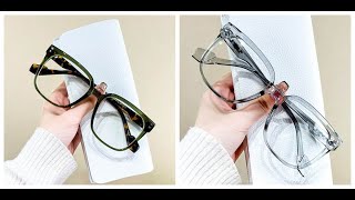 Clear Browline Glasses Designed for a Narrow Forehead [upl. by Huntlee]