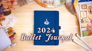 MY 2024 BULLET JOURNAL SETUP • Yearly BuJo Spread Ideas 💐 [upl. by Lihp]