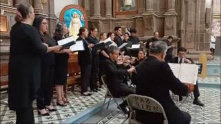 Tocando en Misa de Boda en San Miguel de Allende  Cuarteto Venus y Coro de Diez Voces [upl. by Monahan]