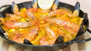 AUTENTICA Fideuà marinera Fideuà spanish recipe  Paella with pasta [upl. by Gone968]