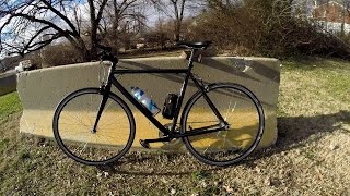 Topeak CagePack Bottle Cage Bag Review During Commute Bike Blogger [upl. by Ytsirk]