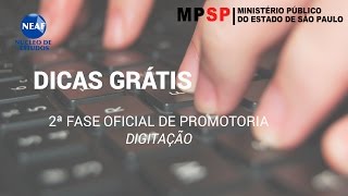 2ª Fase do Oficial de Promotoria Digitação [upl. by Sanferd]