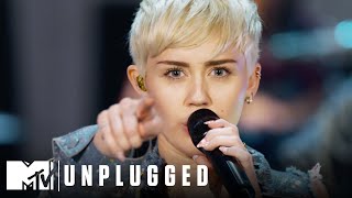 Miley Cyrus Performs “Wrecking Ball”  MTV Unplugged [upl. by Engamrahc]