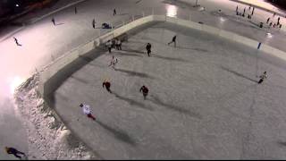 Broomball Aerial Videography [upl. by Duquette]