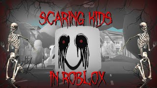 Scaring kids in Roblox [upl. by Porty]