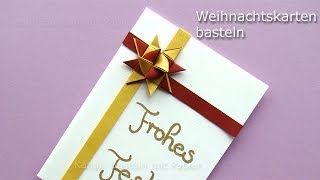 3DWeihnachtskarten basteln  Bastelideen Weihnachten  Weihnachtsgeschenke selber machen für 2024 [upl. by Keith]