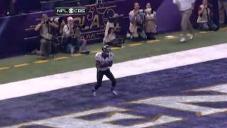 Ravens Superbowl  Jacoby Jones highlights [upl. by Adlitam]