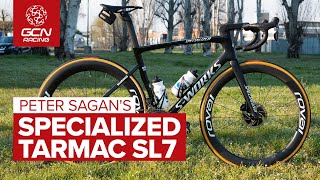 Peter Sagans SWorks Tarmac SL7  Bora Hansgrohes Specialized AllRounder [upl. by Ahsemit]