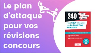 Comment organiser ses révisions sur la fonction publique  Mindmap du livre quot240 fiches schémasquot [upl. by Marriott385]