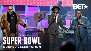 Commissioned Reunites To Perform Medley Of Their Greatest Gospel Hits  Super Bowl Gospel 2020 [upl. by Calvina94]