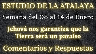 Comentarios para el Estudio de la Atalaya 814 Enero 2024 Atalaya de esta semana [upl. by Farrington299]