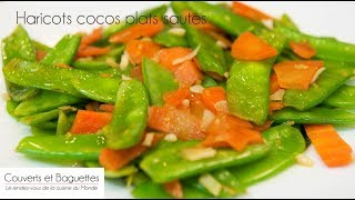 Haricots cocos plats sautés [upl. by Fronniah]