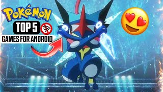 Top 5 Best Pokemon Games Ever For Android [upl. by Gar]