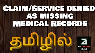 Need Medical Records Scenario in Tamil   CO 226   AR Training   Denial management [upl. by Cormier358]