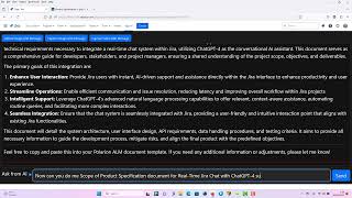 Requirements Management with Polarion ALM and RealTime Jira Chat with ChatGPT 4o [upl. by Aisatan693]