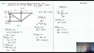 F6–5 Structural Analysis Chapter 6 Hibbeler Statics Benam Academy [upl. by Ecenaj]