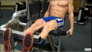 How To Leg Extension Cybex [upl. by Juli619]