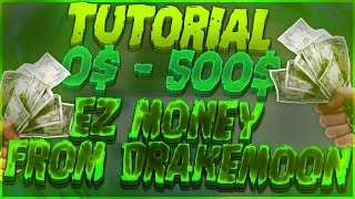 DRAKEMOON TUTORIAL MAKE FREE MONEY DAILY💵💵 [upl. by Neenaej438]