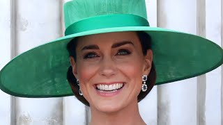 Kate Middleton Shines In Green At 2023 Trooping The Colour [upl. by Swan]