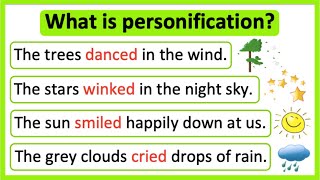 What is personification 🤔  Personification in English  Learn with examples [upl. by Eolanda]