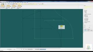 Gerber Accumark create basic sleeve pattern [upl. by Landsman]