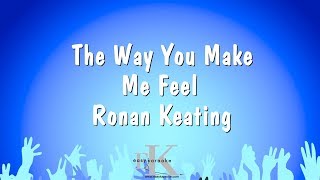 The Way You Make Me Feel  Ronan Keating Karaoke Version [upl. by Nnorahs]