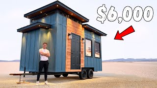 I Built a Luxury Tiny home for 6000 exterior build [upl. by Atekin]