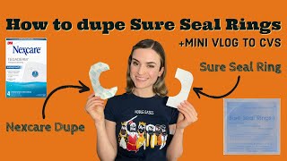 How to Dupe Sure Seal Rings  Mini Vlog [upl. by Myles]