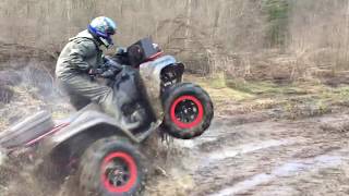 Kawasaki Brute Force 750 off road [upl. by Nsaj712]