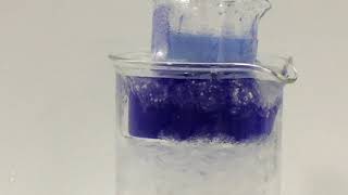 Precipitating Tetraamine Copper II Sulfate Monohydrate and Vacuum Filtering [upl. by Bruce]