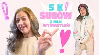 Mega vlog  5 K subów i 2 mln wyświetleń Gadka niedziela i codzienny makeup Nowy strój na narty [upl. by Boni]