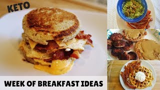 KETO BREAKFAST IDEAS WHAT I ATE FOR BREAKFAST THIS WEEK KETO FASHO [upl. by Maisey820]