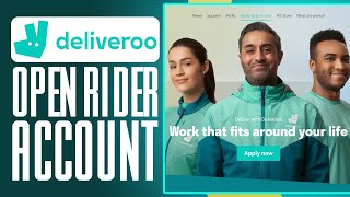 How To Open Deliveroo Rider Account In 2024 Become A Deliveroo Driver [upl. by Hanshaw]