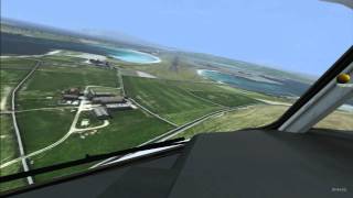 Landing at ORBX Sumburgh Airport EGPB [upl. by Fita621]