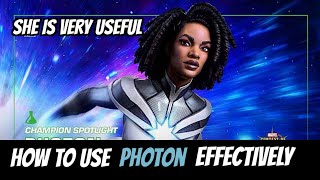 How to use Photon effectively Full breakdown  Marvel Contest of Champions [upl. by Tollman]