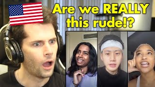 Whats the Dumbest Thing an American Has Ever Said to You American Reaction  Part 4 [upl. by Asiar]