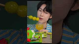 샤인머스켓 탕후루 먹방 Shine Musket Grape Fruits Tanghulu candy mukbang asmr [upl. by Wichern]